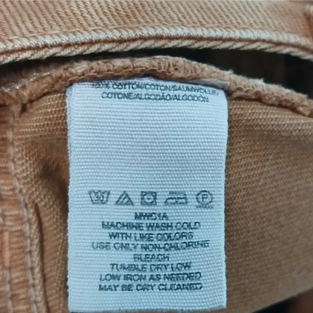 We The Free People Womens Denim Skirt Size 27 Brown Button Front Boho Coastal